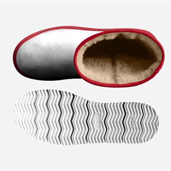 Red & White Suede Winter Boots – Stylish, Cozy, & Perfect for Any Occasion! - Picture 6 of 8